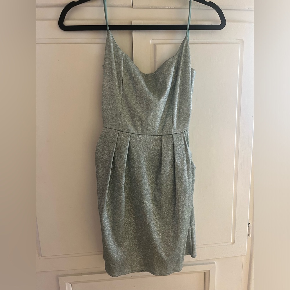 Lucy in the Sky Teal Sparkle Dress!! NEW